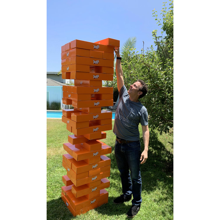 lawn jenga cardboard